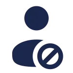 User Block SVG Icon